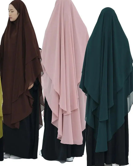 Chiffon Khimar Abaya