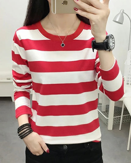 Casual Stripe T Shirt - VOLDRI