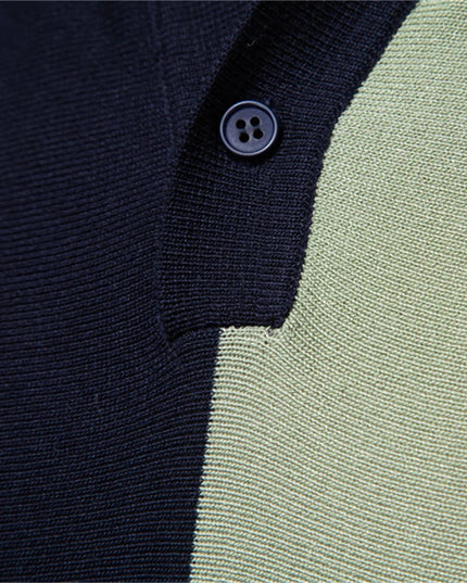 AIOPESON Men's Striped Mesh Polo Shirt - Breathable Casual Style -   | Stylish & Elegant Fashion by Voldri