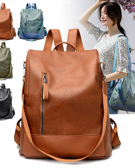 Leather Backpack - VOLDRI