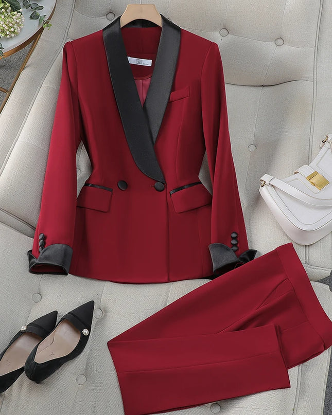 2 Piece Set Blazer Jacket And Trouser - VOLDRI