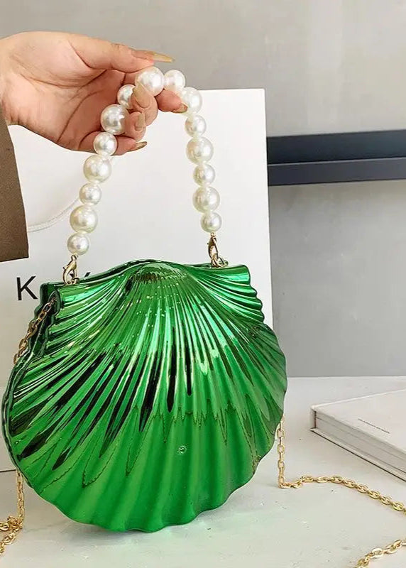 Acrylic Shell Shaped Evening Clutch - VOLDRI