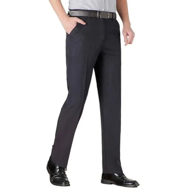 Voldri Casual Men's Business Pants - High Waist, Loose Fit, Plus Size -   | Stylish & Elegant Fashion by Voldri