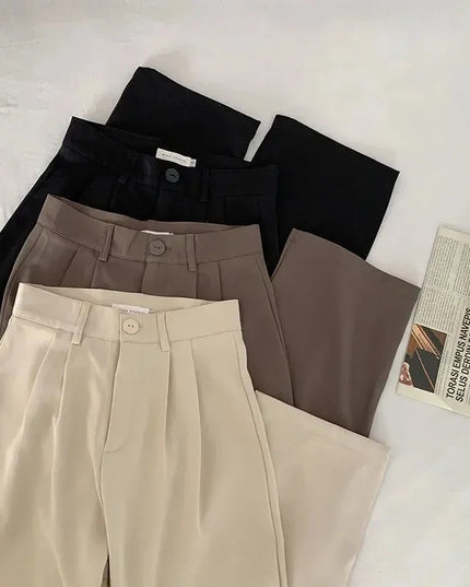 High Waist Women Suit Pants