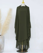 Dark Green Khimar