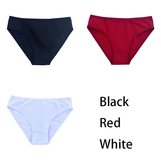 3PCS/Set  Classic Seamless Briefs Panties - VOLDRI