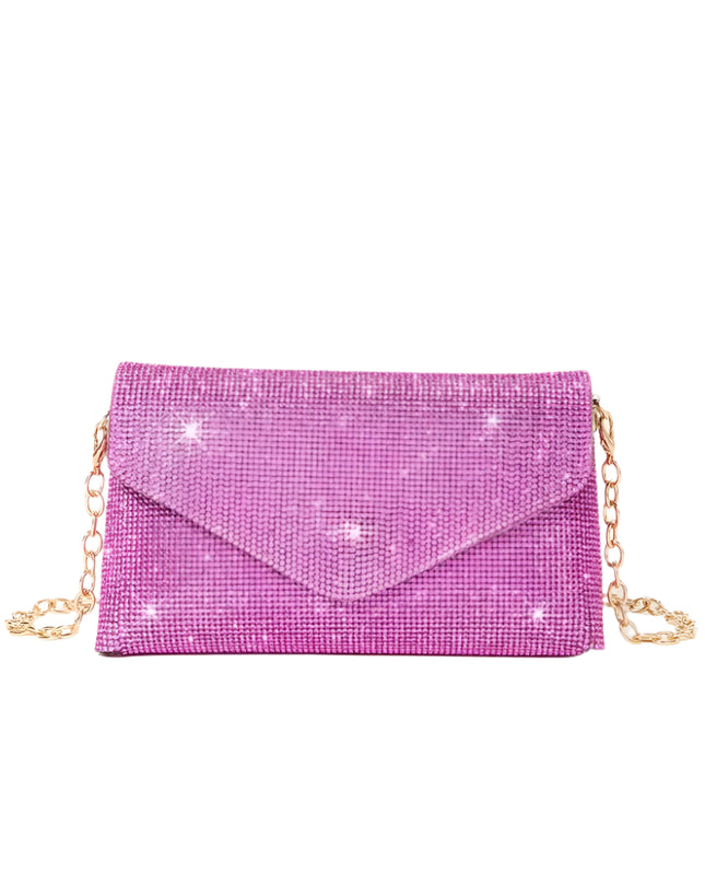 Rhinestone Evening Clutch Handbag - VOLDRI