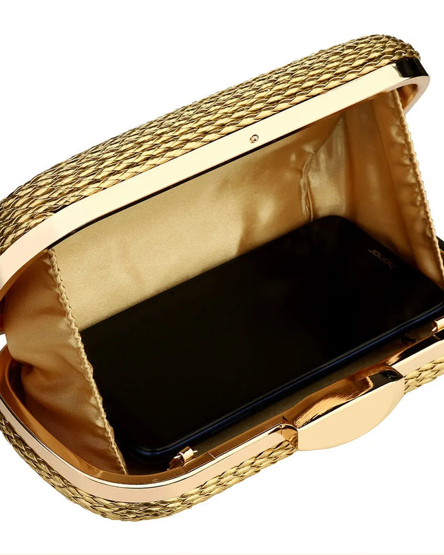 Gold Evening Bags - VOLDRI