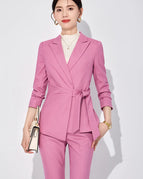 Pink Pant Suit