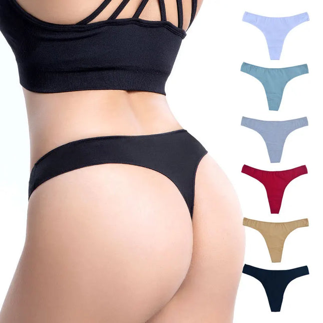 4PCS/Set  Low Waist Underwear Thongs - VOLDRI