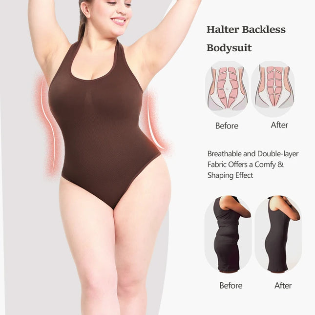 Seamless Backless Bodysuit  Shapewear - VOLDRI