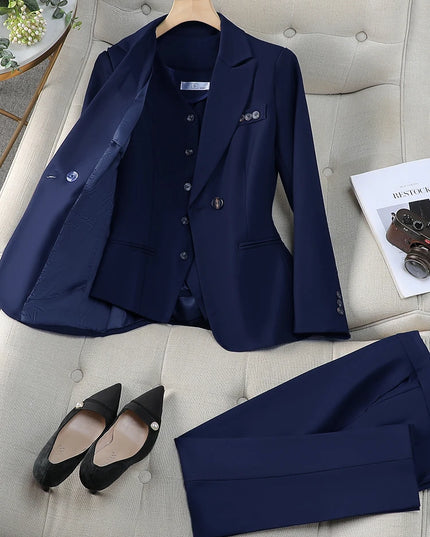 Vest Blazer Jacket and Pant Suit - VOLDRI