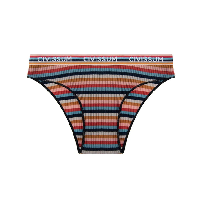 Rainbow Striped Lingerie Underwear - VOLDRI