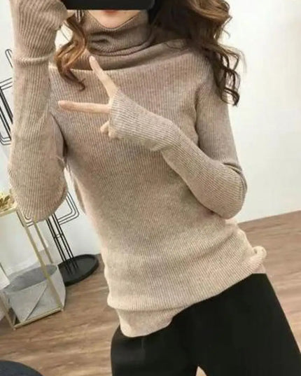 Elegant Turtleneck Sweater - VOLDRI