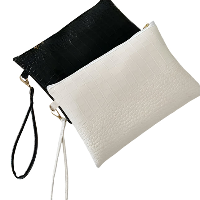 Mini Soft Crocodile Envelope Clutch - VOLDRI