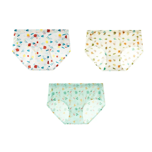 3Pcs/Set Printed Mesh Underwear Underpants - VOLDRI