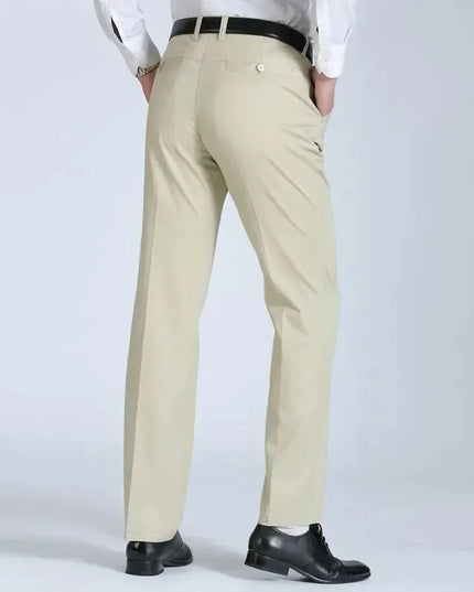 Voldri Men's 100% Cotton Casual Trousers - Loose Fit Khaki Pants -   | Stylish & Elegant Fashion by Voldri