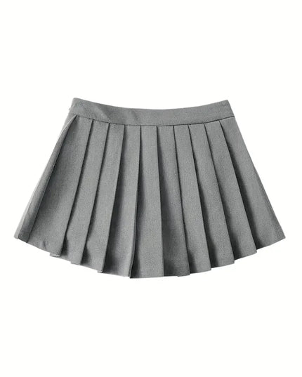 Pleated Mini Skirt - VOLDRI