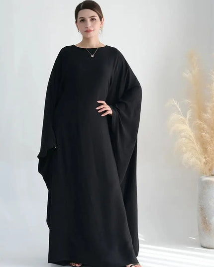 Cotton Linen Khimar Abaya