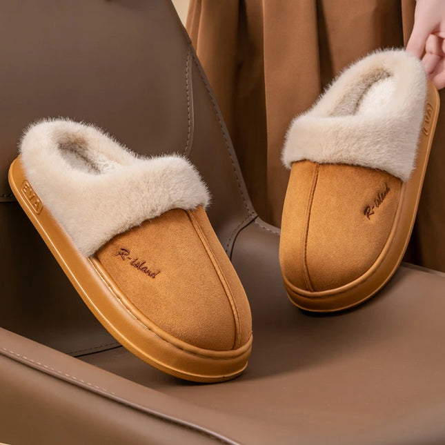 Fluffy Slippers  Non-slip Slides