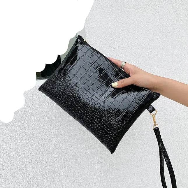 Mini Soft Crocodile Envelope Clutch - VOLDRI