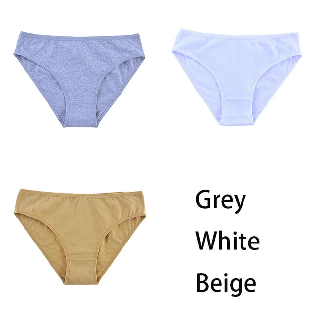 3PCS/Set  Classic Seamless Briefs Panties - VOLDRI