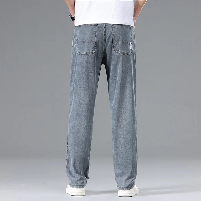 Voldri Summer Ultra-thin Lyocell Jeans - Loose Casual Denim Pants -   | Stylish & Elegant Fashion by Voldri