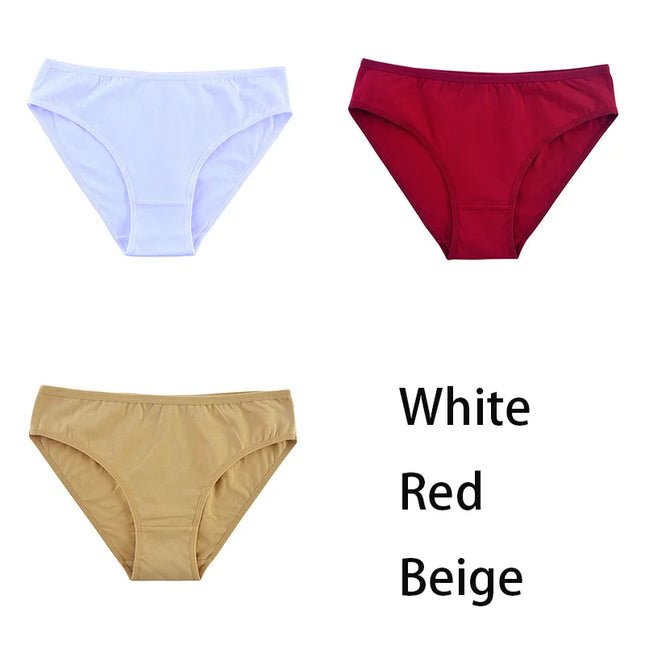 3PCS/Set  Classic Seamless Briefs Panties - VOLDRI