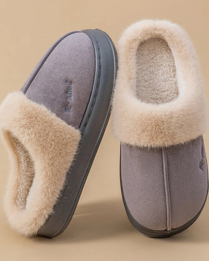 Fluffy Slippers  Non-slip Slides