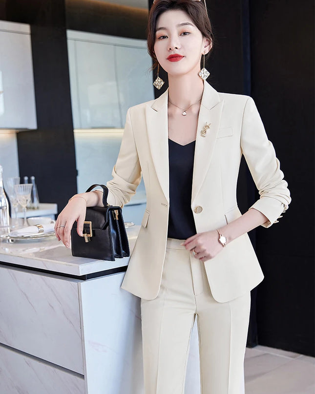 Pant Suit Blazer and Trouser 2 Piece Wear - VOLDRI