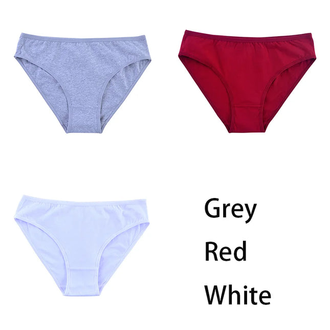 3PCS/Set  Classic Seamless Briefs Panties - VOLDRI