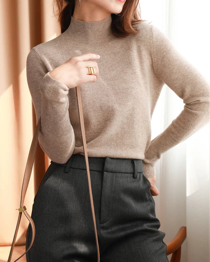 Turtleneck chic bottom sweaters - VOLDRI