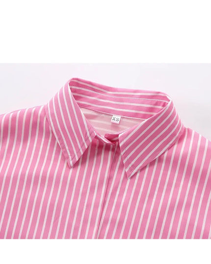 Casual Vintage Striped  Shirts - VOLDRI