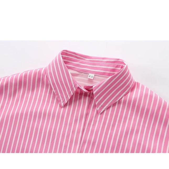 Casual Vintage Striped  Shirts - VOLDRI