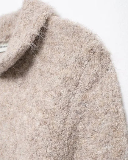 Vintage Casual Fur Sweater - VOLDRI