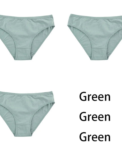 3PCS/Set  Classic Seamless Briefs Panties - VOLDRI