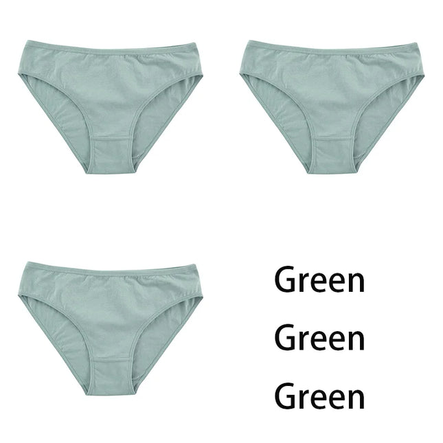 3PCS/Set  Classic Seamless Briefs Panties - VOLDRI