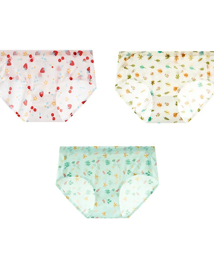 3Pcs/Set Printed Mesh Underwear Underpants - VOLDRI