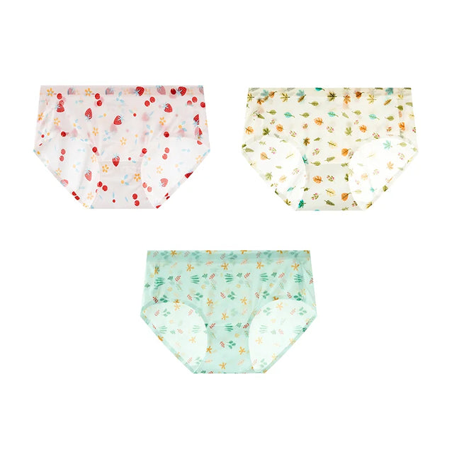 3Pcs/Set Printed Mesh Underwear Underpants - VOLDRI