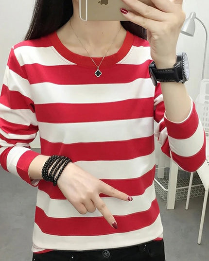 Casual Stripe T Shirt - VOLDRI