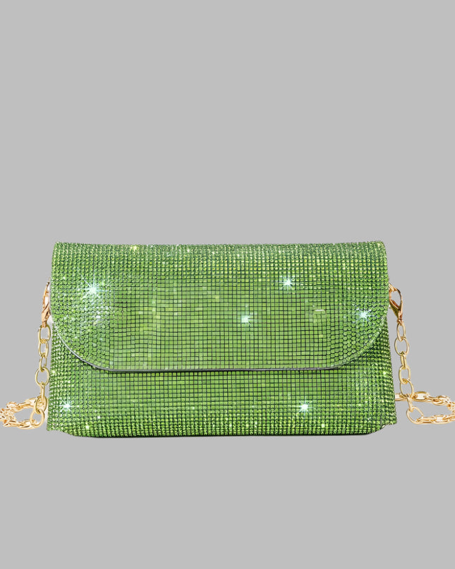 Rhinestone Evening Clutch Handbag - VOLDRI