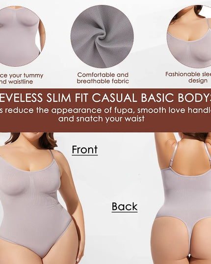 Slimming Waist Trainer Bodysuit - VOLDRI