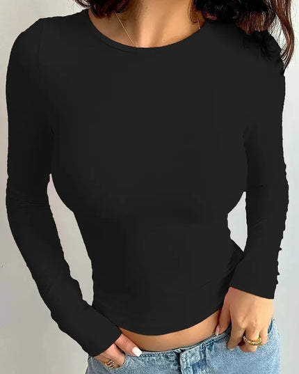 Casual Long Sleeve Top - VOLDRI