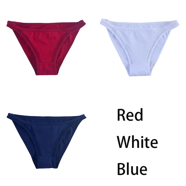 3Pcs/set  Mesh Underpants  Bikini  Underwear - VOLDRI