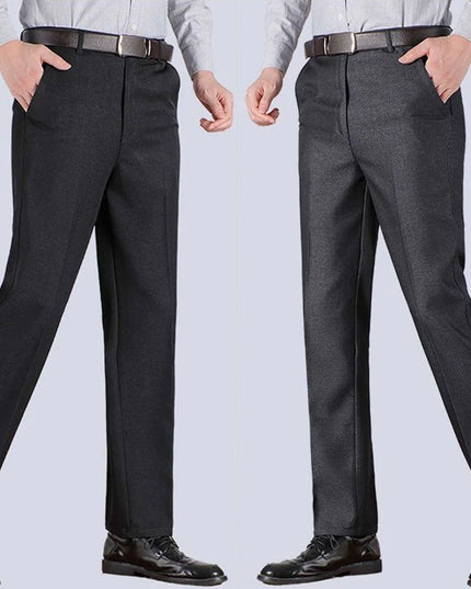 Voldri Men's Casual Suit Pants - Classic Stretch Trousers for All Seasons -   | Stylish & Elegant Fashion by Voldri