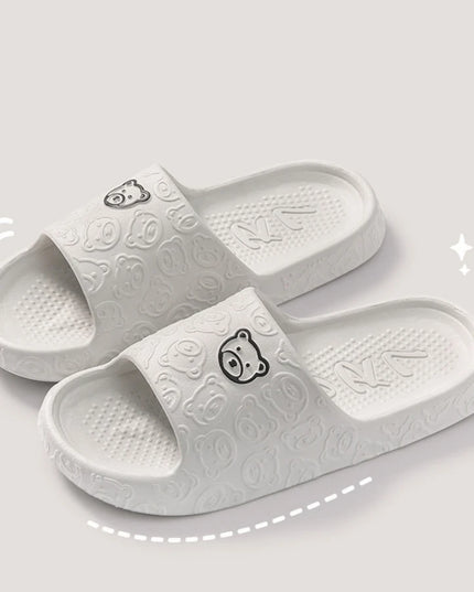 Cartoon Bear Print Slides