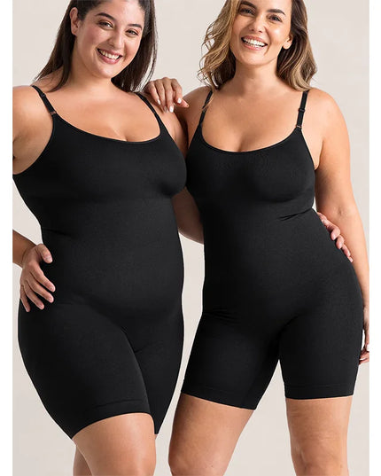 Push Up Thigh Slimmer Corset Bodysuit - VOLDRI