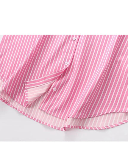 Casual Vintage Striped  Shirts - VOLDRI