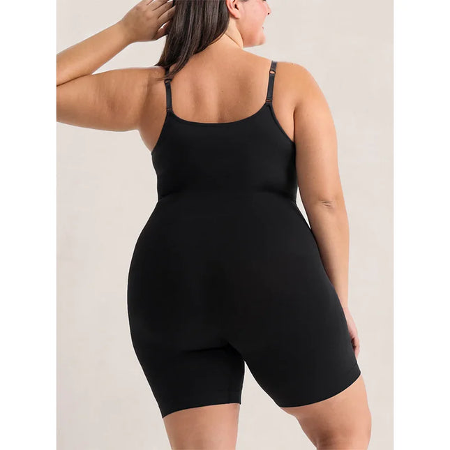 Push Up Thigh Slimmer Corset Bodysuit - VOLDRI