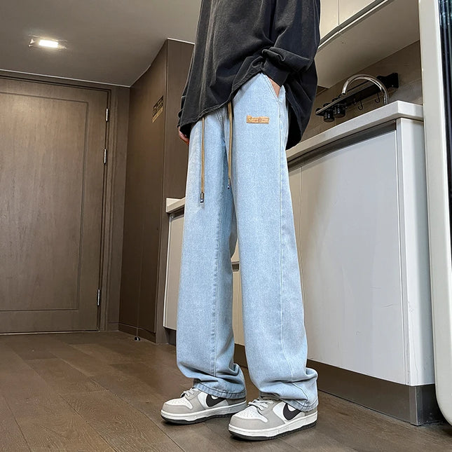 Voldri Men’s Baggy Jeans - Casual Loose Fit Straight Pants -   | Stylish & Elegant Fashion by Voldri